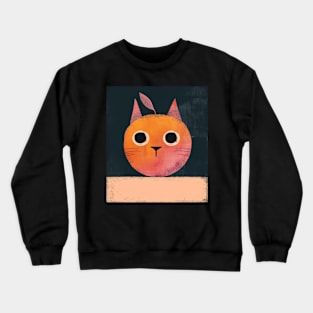 peachy kitty oddity Crewneck Sweatshirt